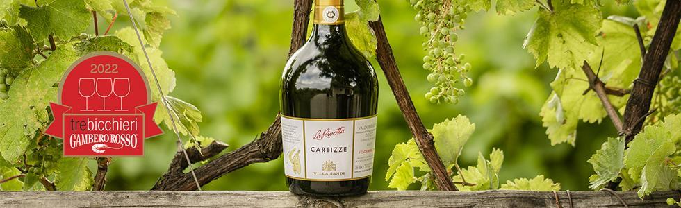 TRE BICCHIERI GAMBERO ROSSO PER IL CARTIZZE “LA RIVETTA” 